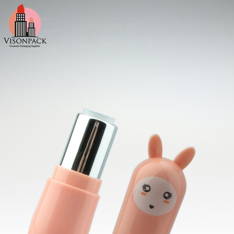 DIY MINI Cute Rabbit Cartoon Lipstick Tube Lip Balm Containers Makeup  Cosmetics Containers Tool Refillable Bottles