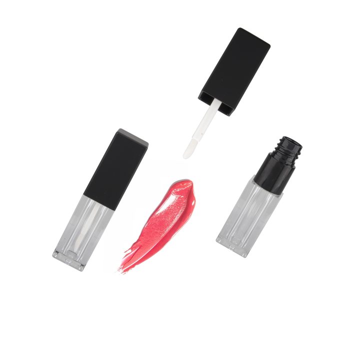 Custom Square Empty Mini Lip Gloss Containers Tube Clear Lipgloss Tubes Liptint Packaging - LG087 - Image 5