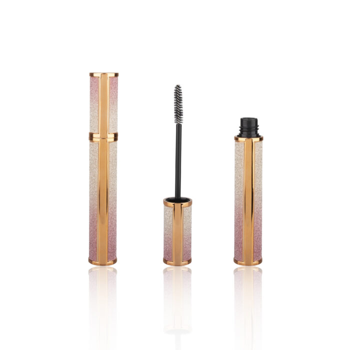 Luxury Round Iridescent Cosmetic Packaging Mascara Tubes Custom Wholesale Mascara Tube - MC088