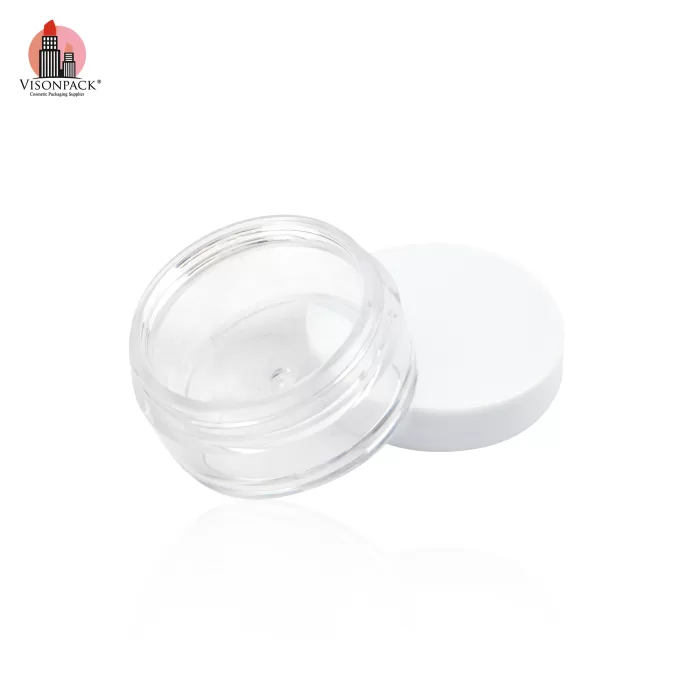 Round Cosmetic Container Refillable Empty Mini Eye Shadow Loose Glitter Eye Cream Face Cream Lotion Jar 10g Custom Color - ES096 - Image 2