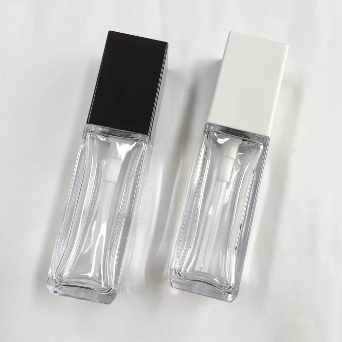 Cosmetics Packaging Custom Logo Empty Square Lotion Cream Pump Foundation Bottle 30ml Private Label - FD103 - Image 2