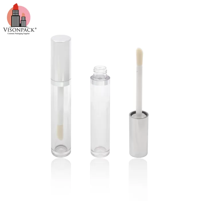 Clear Cosmetic Bottle 9.5ml Empty Round Foundation Concealer Containers Custom Color Tubes Private Label - LG491 - Image 4