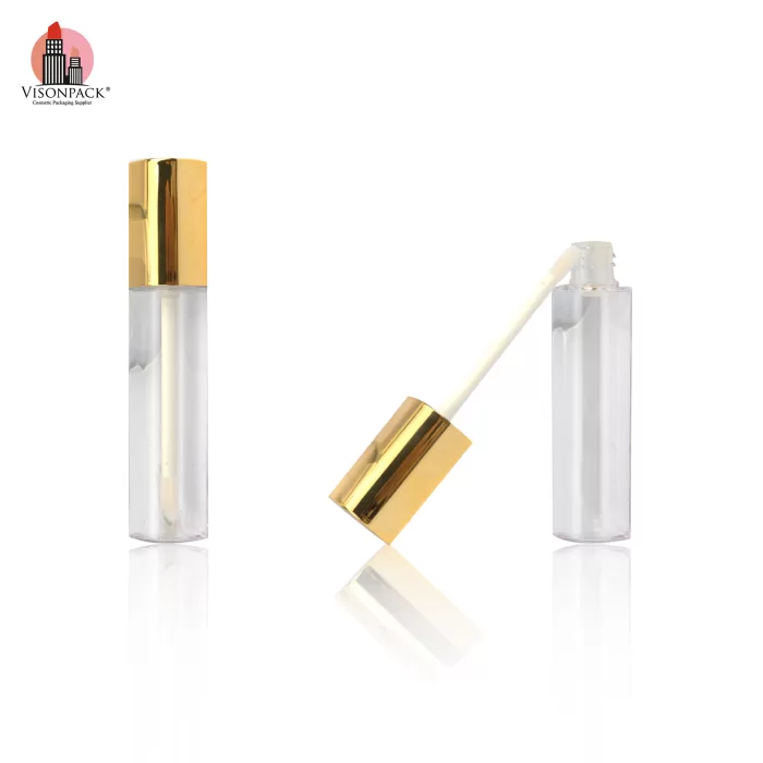 Factory Wholesale Flat Container Gold Clear Empty Tubes Bottle For Diy Makeup - LG510 - Image 2