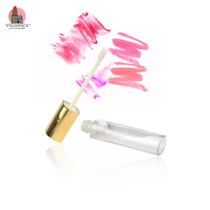 Factory Wholesale Flat Container Gold Clear Empty Tubes Bottle For Diy Makeup - LG510 - Image 4