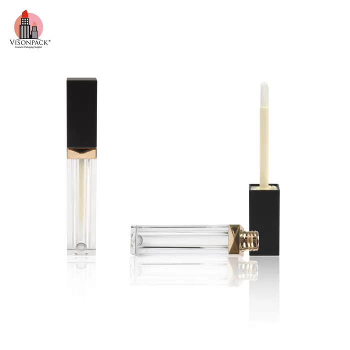 Custom Black Wand Luxury Square Bottle 6ml Empty Plastic Tubes Packaging - LG525 - Image 4