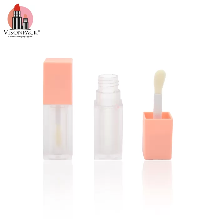 Custom OEM Colorful Big Brush Empty Square Frosted Bottle Oil Container Tube 8ml - LG571 - Image 3