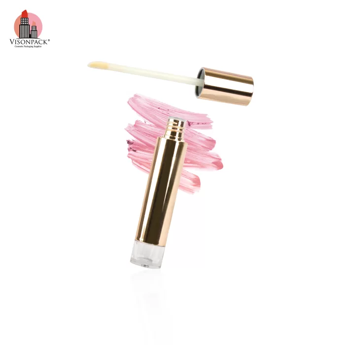 Custom Lipgloss Container Packaging Round Plastic Empty Tubes in Luxury Gold And Silver - LG963 - Image 5