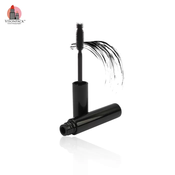 Custom OEM Black Round Lipgloss Tube 8ml Mascara Empty Cosmetic Packaging Private - MC140 - Image 3