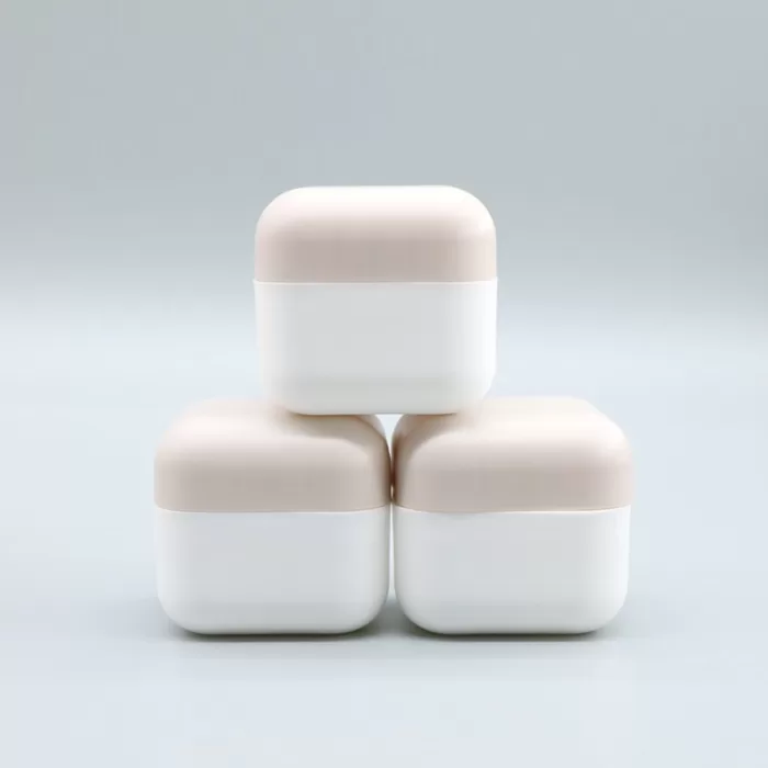 Square Plastic Cream Jar 30g-50g Refillable, Custom Screw Lid for Children's Skincare - PJ228 - Image 3